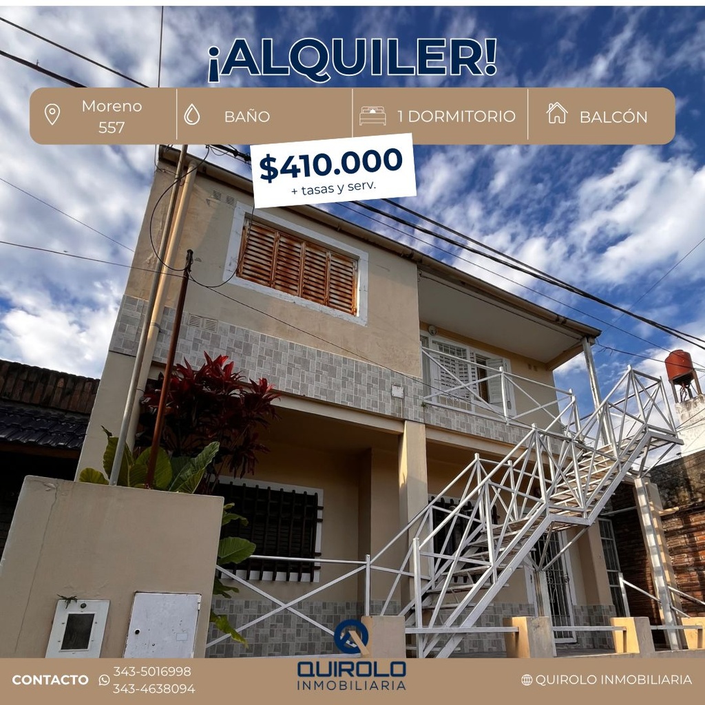 Moreno 557 1ero "A" / dpto 1 dormitorio   