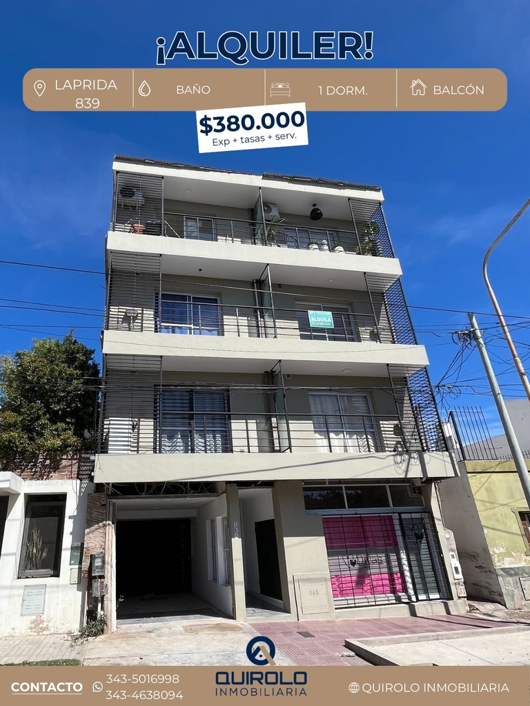 LAPRIDA 839 3° PISO