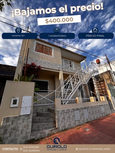 ALQUILER DEPARTAMENTO MORENO 557