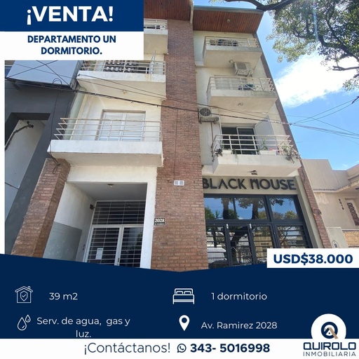 VENTA IDEAL INVERSION DEPARTAMENTO 1 DORMITORIO